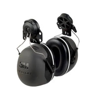 3M X5P3GS/E Earmuff Set Class 5 (Petzl Helmet Mount, Black & White)