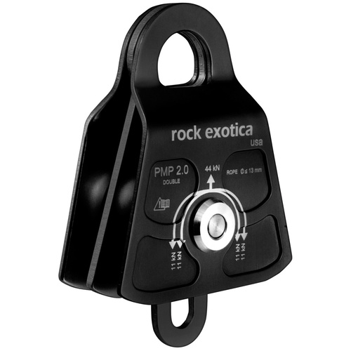 Rock Exotica PMP 2.0" Double Sheave- Black