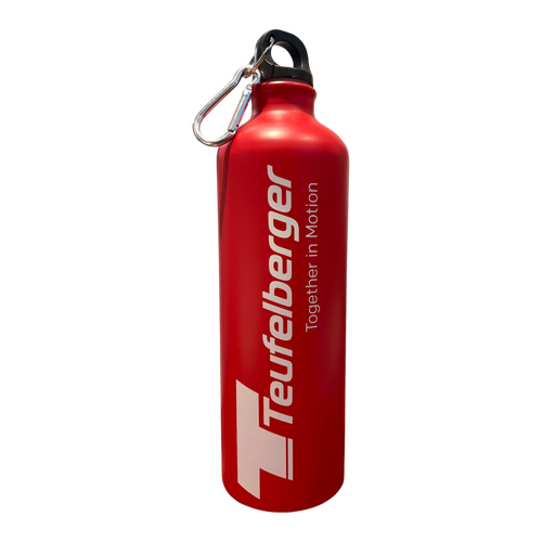 Teufelberger Red Aluminium Bottle