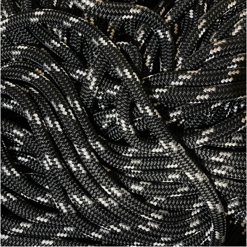 Donaghys 16mm Haul Line - Black with White Fleck Custom Cut