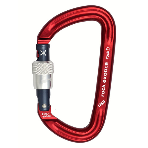 Rock Exotica rockD Screw-Lock Carabiner