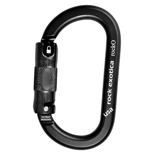 Rock Exotica rockO Auto-Lock Carabiner - Black