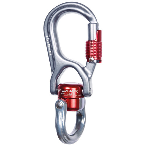 C.A.M.P. Enigma Swivel Connector 3Lock - Titanium/Red