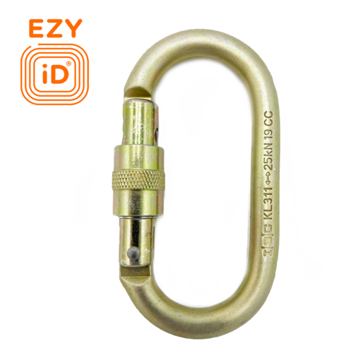 EZYiD CSP Oval Screw-Lock Carabiner