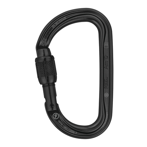 Petzl AM'D Screw-Lock Carabiner - Black