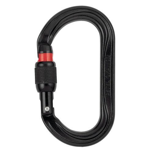 Petzl OXAN Screw-Lock Carabiner - Black