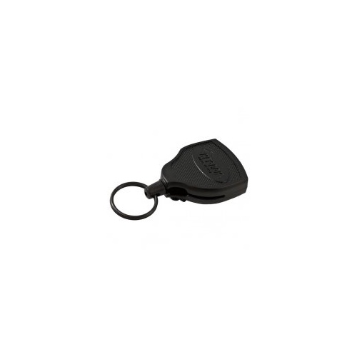 KEY-BAK Self Retract Reel Hd Blk Std Clip Kevlar Cord 48"