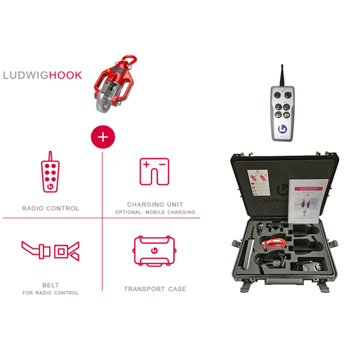 Ludwig 5.3T WILL HOOK Starter System Kit + 1 Hook