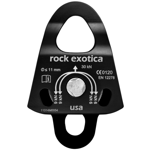 Rock Exotica 1.1" Mini Machined Pulley - Double Sheave