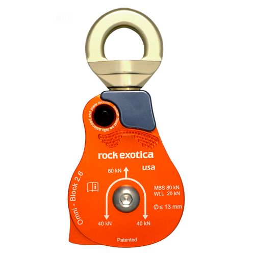 Rock Exotica 2.6" Omni-Block - Single Sheave