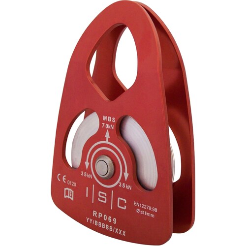 ISC Extra Large Single Aluminium Pulley with Bushings