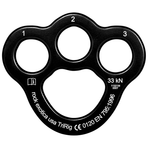 Rock Exotica TriRig Rigging Plate  - Black