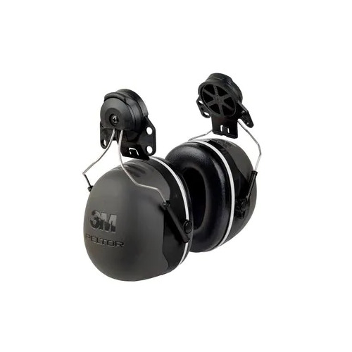 3M X5P3GS/E Helmet Mount Earmuff (Black & White)