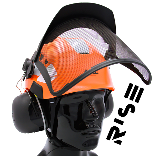 Petzl Vertex Vent Hi-Vis Chainsaw Helmet Kit- High Performance Earmuffs